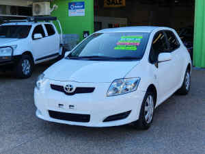 2007 Toyota Corolla ZRE152R Ascent White 4 Speed Automatic Hatchback