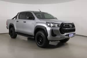 2020 Toyota Hilux GUN126R Facelift SR (4x4) Silver 6 Speed Automatic Double Cab Pick Up