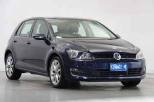 2013 Volkswagen Golf VII 103TSI DSG Highline Night Blue 7 Speed Sports Automatic Dual Clutch Victoria Park Victoria Park Area Preview