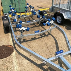 𝗦𝗔𝗟𝗘 𝗡𝗢𝗪 𝗢𝗡 - New Braked Boat Trailer with 1400KG ATM QLD