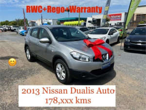 2013 Nissan Dualis J10 MY13 ST (4x2) Silver 6 Speed CVT Auto Sequential Wagon