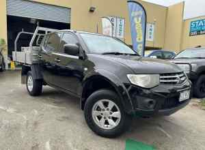 2014 Mitsubishi Triton MN MY14 Update GLX Black 5 Speed Manual Double Cab Utility Capalaba Brisbane South East Preview