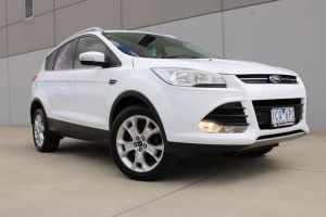 2013 Ford Kuga TF Trend PwrShift AWD Frozen White 6 Speed Sports Automatic Dual Clutch Wagon