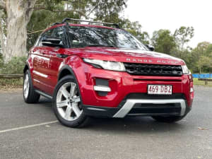 2013 Land Rover Range Rover Evoque L538 MY13 Si4 CommandShift Dynamic Red 6 Speed Sports Automatic