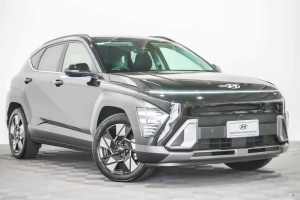 2023 Hyundai Kona SX2.V1 MY24 Hybrid D-CT 2WD Premium Black 6 Speed Sports Automatic Dual Clutch