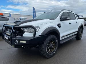 2017 Ford Ranger PX MkII FX4 Double Cab White 6 Speed Sports Automatic Utility