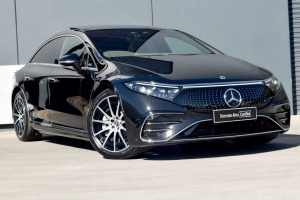 2023 Mercedes-Benz EQS V297 804MY EQS450 Sedan 4MATIC Black 1 Speed Reduction Gear Liftback