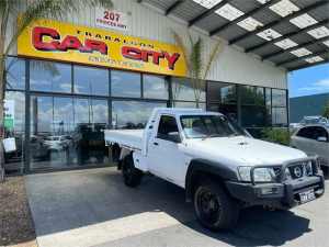 2013 Nissan Patrol Y61 Series 4 MY14 DX White 5 Speed Manual Cab Chassis Traralgon Latrobe Valley Preview