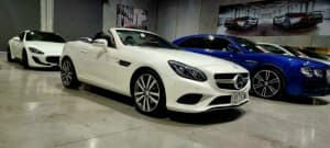 2016 Mercedes-Benz SLC-Class R172 807MY SLC180 9G-Tronic White 9 Speed Sports Automatic Roadster