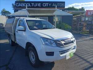 2016 Isuzu D-MAX TF MY15 SX HI-Ride (4x2) White 5 Speed Automatic Cab Chassis Morayfield Caboolture Area Preview