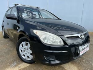 2010 Hyundai i30 FD MY10 SX Black 5 Speed Manual Hatchback Hoppers Crossing Wyndham Area Preview