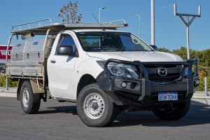 2017 Mazda BT-50 MY16 XT (4x4) White 6 Speed Automatic Cab Chassis Busselton Busselton Area Preview
