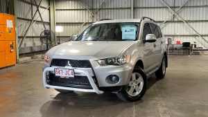 2010 Mitsubishi Outlander ZH MY11 LS Silver 6 Speed Constant Variable Wagon