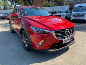 2015 Mazda CX-3 DK4W7A sTouring SKYACTIV-Drive i-ACTIV AWD Red 6 Speed Sports Automatic Wagon