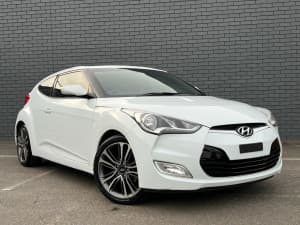 2015 Hyundai Veloster FS4 Series II Coupe D-CT White 6 Speed Sports Automatic Dual Clutch Hatchback