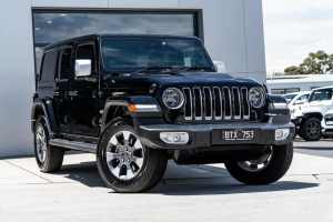2021 Jeep Wrangler JL MY21 V2 Unlimited Overland Black 8 Speed Automatic Hardtop
