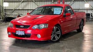 2004 Ford Falcon BA XR8 Ute Super Cab Red 4 Speed Sports Automatic Utility