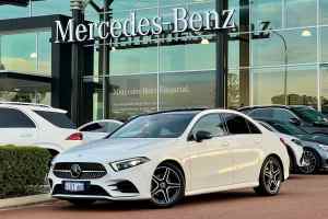 2019 Mercedes-Benz A-Class V177 A200 DCT White 7 Speed Sports Automatic Dual Clutch Sedan