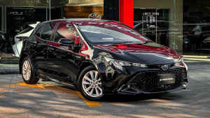 2022 Toyota Corolla ZWE219R SX E-CVT Hybrid Black 10 Speed Constant Variable Hatchback Hybrid