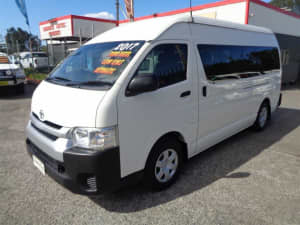 2017 Toyota HiAce KDH223R MY16 Commuter (12 Seats) White 4 Speed Automatic Bus Sandgate Newcastle Area Preview
