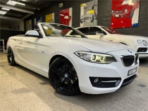 2016 BMW 2 Series F23 228i Sport Line White 8 Speed Sports Automatic Convertible