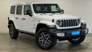 2024 Jeep Wrangler JL MY24 Unlimited Overland White 8 Speed Automatic Hardtop Southbank Melbourne City Preview