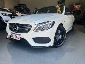 2017 Mercedes-Benz C-Class W205 807 057MY C43 AMG 9G-Tronic 4MATIC White 9 Speed Sports Automatic