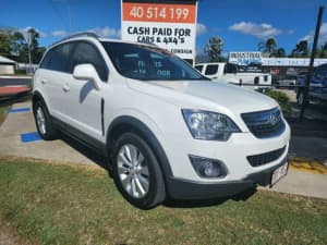2014 Holden Captiva CG MY14 5 LT (FWD) White Pearl 6 Speed Automatic Wagon