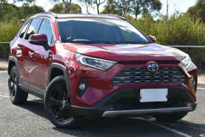 2021 Toyota RAV4 Axah54R Cruiser eFour Red 6 Speed Constant Variable Wagon Hybrid Geelong Geelong City Preview
