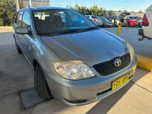 2002 Toyota Corolla ZZE122R Ascent Seca Grey 4 Speed Automatic Hatchback