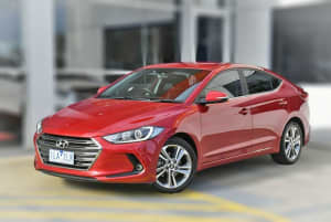2017 Hyundai Elantra AD MY18 Elite Red 6 Speed Sports Automatic Sedan
