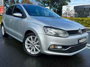 2017 Volkswagen Polo 6R MY17.5 81TSI DSG Urban+ Silver 7 Speed Sports Automatic Dual Clutch Mascot Rockdale Area Preview