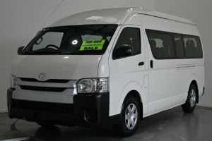 2019 Toyota HiAce KDH223R Commuter High Roof Super LWB White 4 Speed Automatic Bus