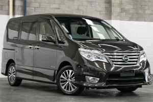 2014 Nissan Serena C26 HIGHWAY STAR V SELECTION SAFETY SH HYBRID Brown Continuous Variable Wagon