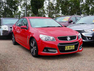 2015 Holden Commodore VF MY15 SV6 Storm Red 6 Speed Sports Automatic Sedan