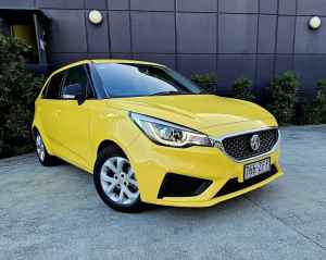 2019 MG MG3 SZP1 MY18 Core Yellow 4 Speed Automatic Hatchback Southport Gold Coast City Preview