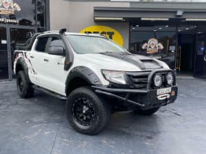 2014 Ford Ranger PX XL White 6 Speed Sports Automatic Utility