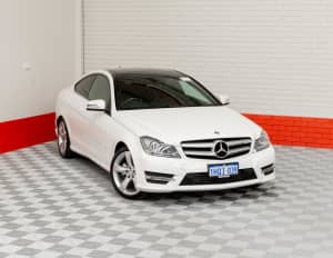 2014 Mercedes-Benz C-Class C204 MY14 C250 CDI White 7 Speed Sports Automatic Coupe