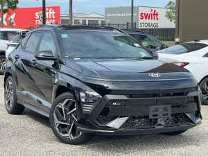 2023 Hyundai Kona OS.V5 MY23 N-Line D-CT AWD Premium ABYSS BLACK - Pearl Metallic 7 Speed
