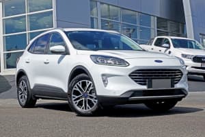 2021 Ford Escape ZH 2022MY Frozen White 8 Speed Sports Automatic SUV Ebbw Vale Ipswich City Preview