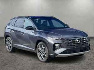 2023 Hyundai Tucson NX4.V2 MY24 Highlander D-CT AWD N Line Titan Grey 7 Speed