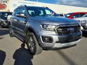 2022 Ford Ranger PX MkIII 2021.75MY Wildtrak Silver 10 Speed Sports Automatic Double Cab Pick Up
