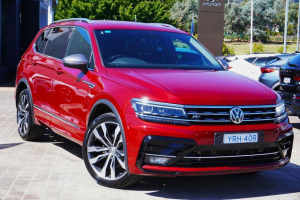2018 Volkswagen Tiguan 5N MY18 162TSI DSG 4MOTION Highline Red 7 Speed Sports Automatic Dual Clutch