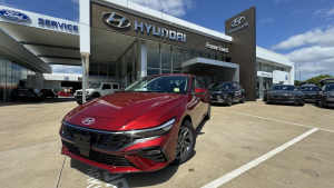 2024 Hyundai i30 CN7.V2 MY24 Ultimate Red 1 Speed Constant Variable Sedan