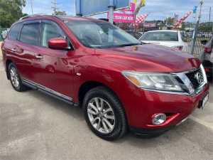 2015 Nissan Pathfinder R52 MY15 ST-L X-tronic 2WD Red 1 Speed Constant Variable Wagon