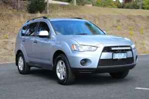 2010 Mitsubishi Outlander ZH MY10 LS Silver 6 Speed Constant Variable Wagon