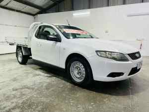 2010 Ford Falcon FG Super Cab White 4 Speed Automatic Cab Chassis