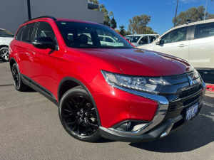 2019 Mitsubishi Outlander ZL MY19 Black Edition 2WD Red 6 Speed Constant Variable Wagon