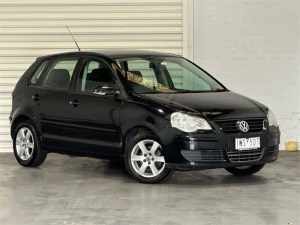 2009 Volkswagen Polo 9N MY2009 Pacific Black 6 Speed Sports Automatic Hatchback