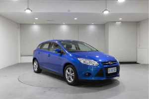2014 Ford Focus LW MkII Trend PwrShift Blue 6 Speed Sports Automatic Dual Clutch Hatchback